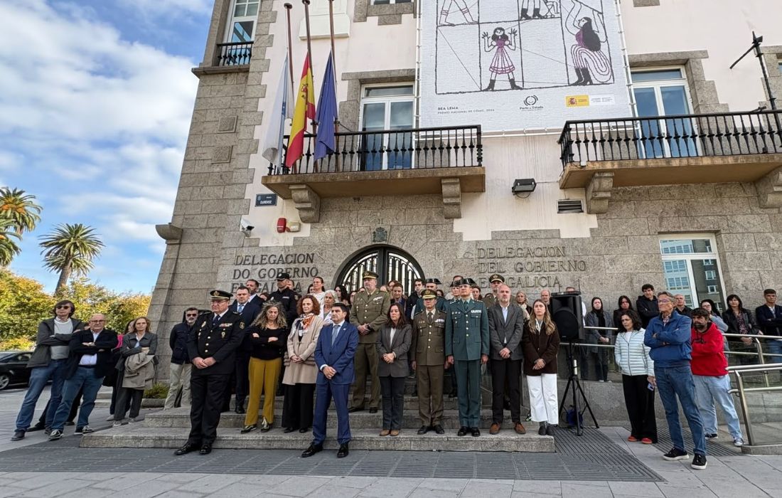 A CORUÑA delegado goberno minuto silencio