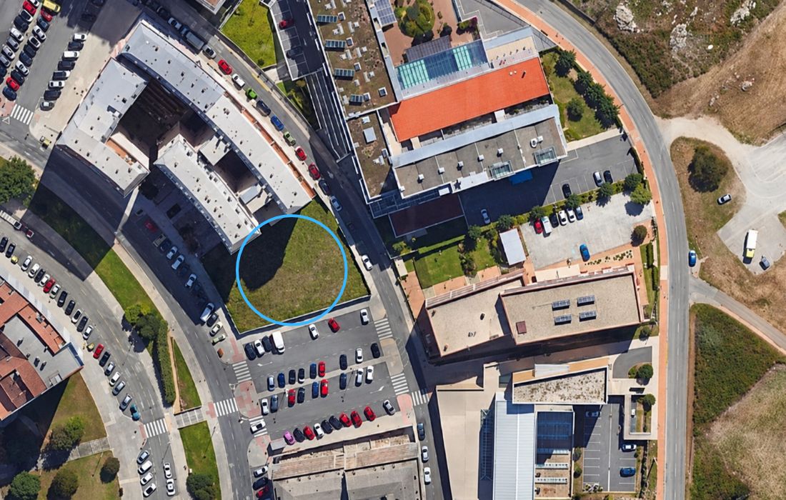 A CORUÑA os rosales parcela edificios