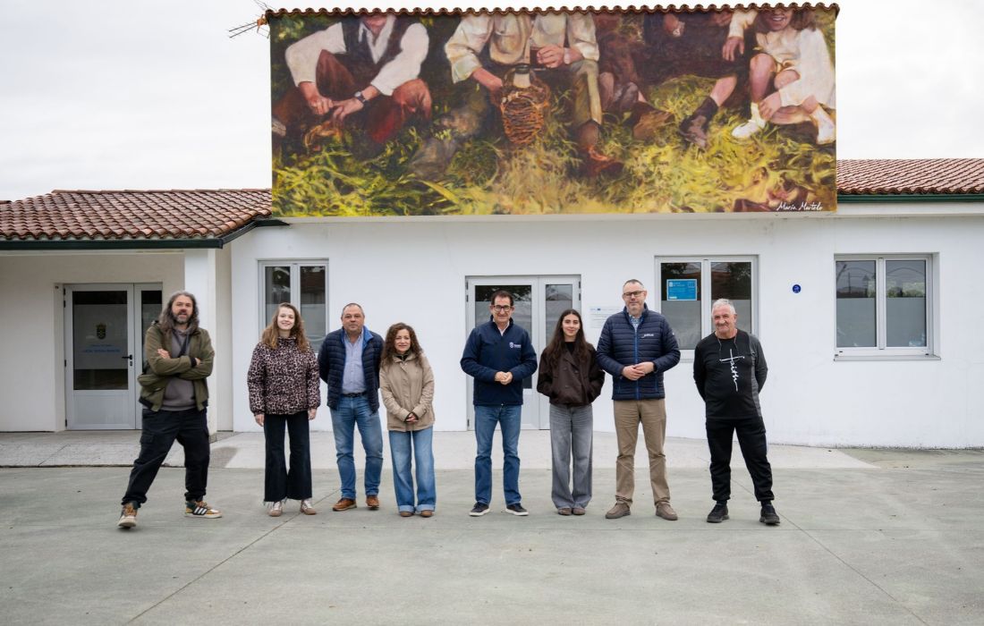 DIPU CORU mural ordes camiño inglés