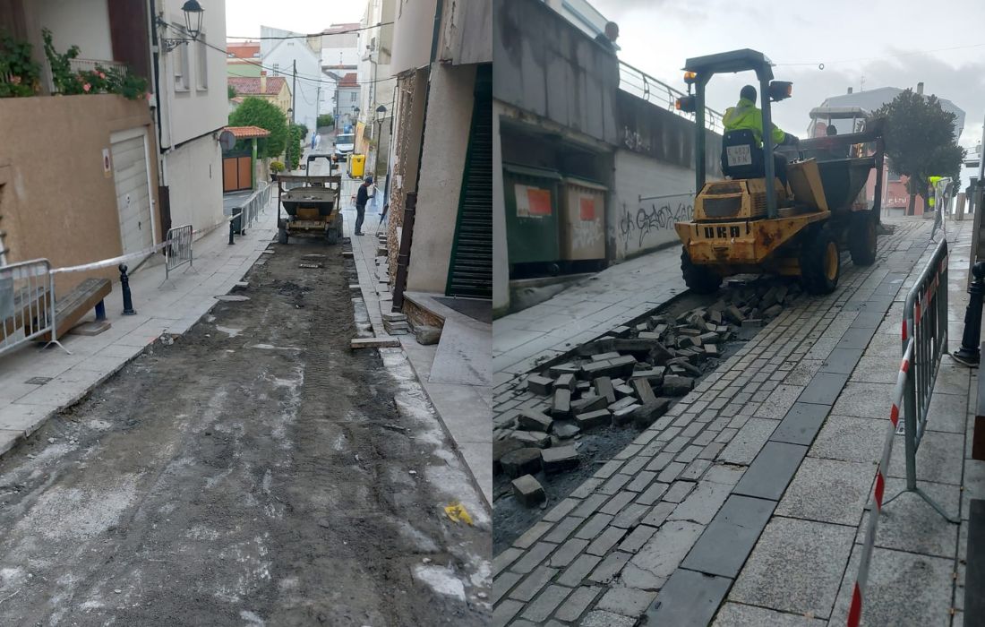 MIÑO obras calle real