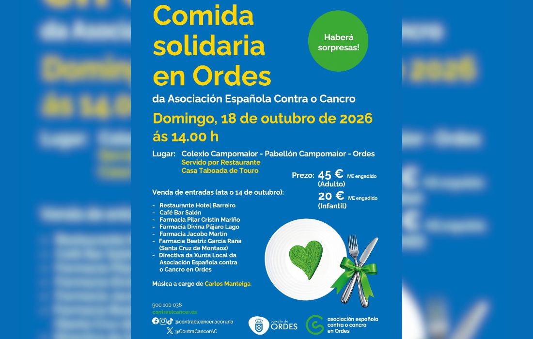 ORDES comida cancro