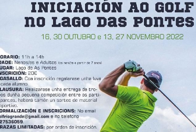 curso iniciacion golf as pontes portada