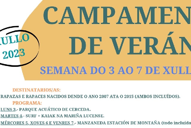 campamento veran guitiriz portada