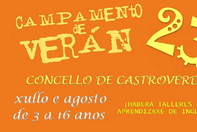 Cartel Campamentos Verán Castroverde portada