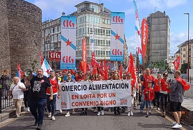 manifestacion traballadores alimentacion lugo2