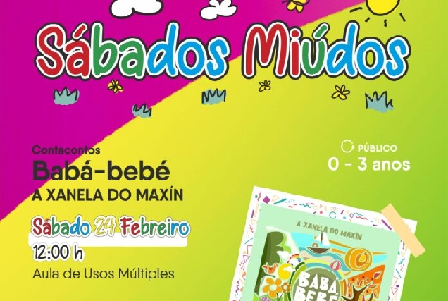 Cartel Sábados Miúdos en Betanzos