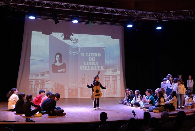 Imaxe da presentación da Primavera das Letras de Luísa Villalta en Sada