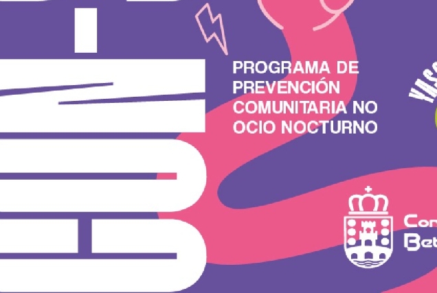 Imaxe do cartel do programa de prevención comunitario no ocio nocturno de Betanzos