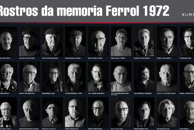 'Rostros da memoria. Ferrol 1972' de Xurxo Lobato