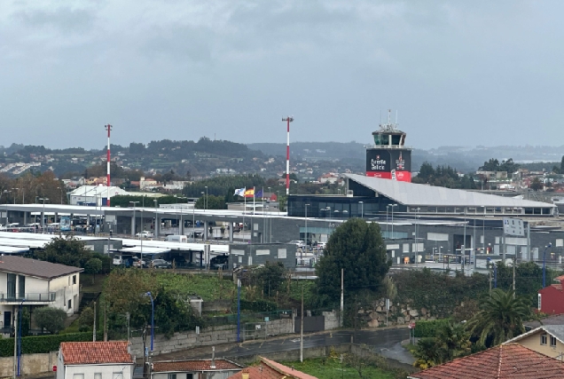 Imaxe do aeroporto da Coruña