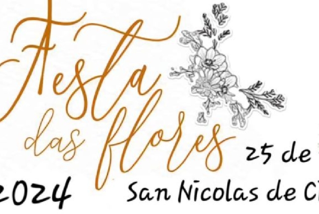 Imaxe do cartel da Festa das Flores en Oza-Cesuras