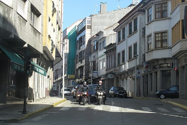Imaxe dunha rúa de Ordes