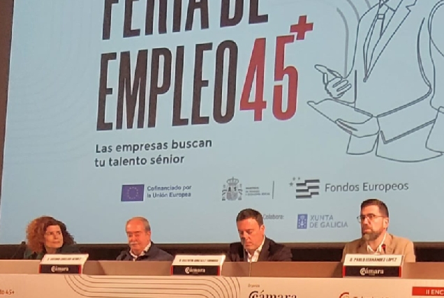 Imaxe da feira de emprego organizada pola Cámara de Comercio da Coruña