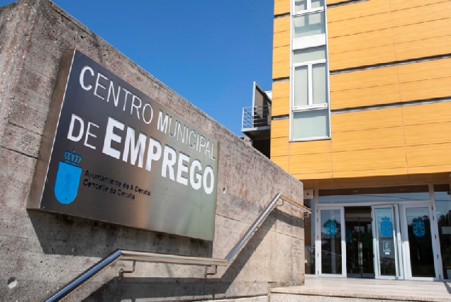 Imaxe do centro municipal de emprego dos Rosais na Coruña