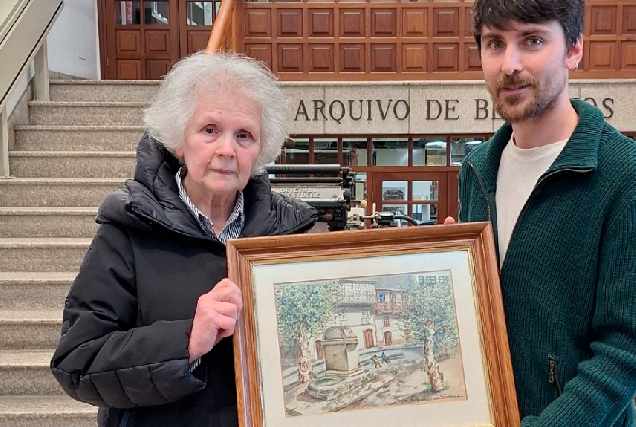 O cadro, doado pola veciña de Betanzos María Porto, pasa a engrosar a colección de obras desta pintora que se está tratando de poñer en valor dende o museo xunto a outras pintoras da cidade