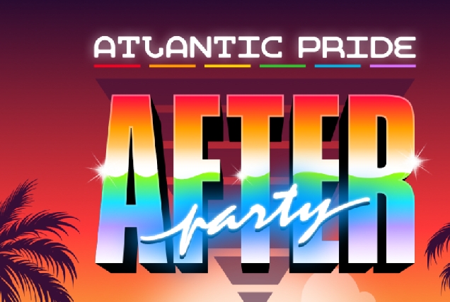 Imaxe do cartel do After Party do Atlantic Pride