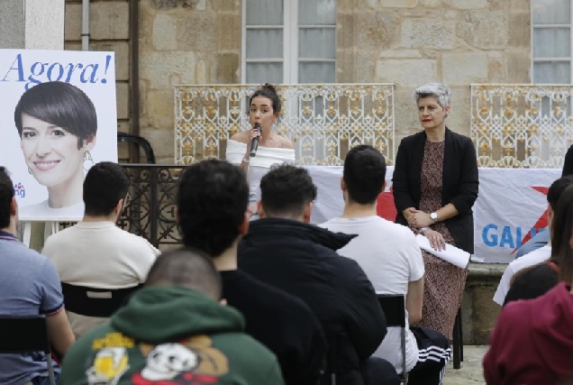 Imaxe do acto celebrado este domingo na Coruña de Galiza Nova