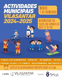 Cartel actividades municipais