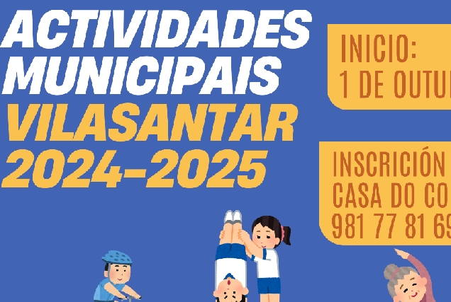 Imaxe do cartel das actividades de Vilasantar