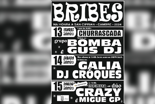 fiestas bribes cambre