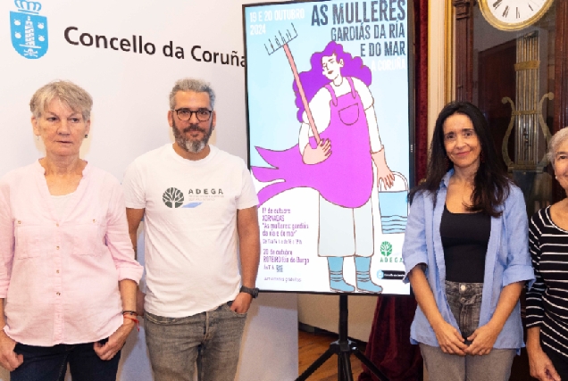 Presentación de 'As mulleres gardiás da ría e do mar'