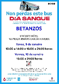 sangue betanzos xaneiro