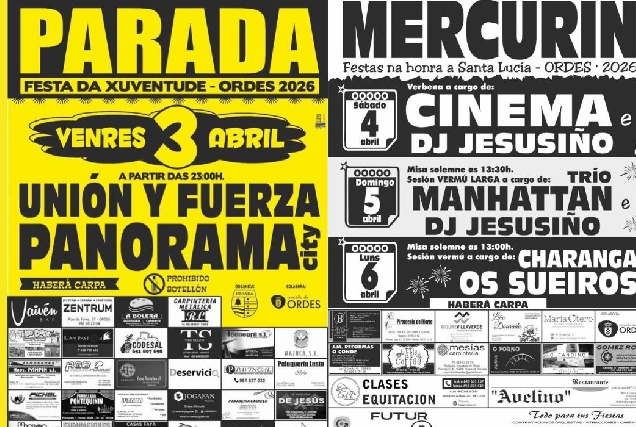 ORDES festas abril